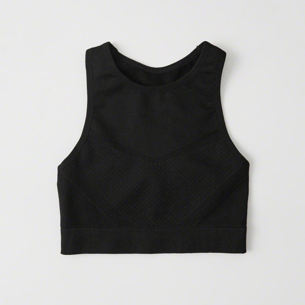 abercrombie ACTIVE SEAMLESS HIGH-NECK BRA